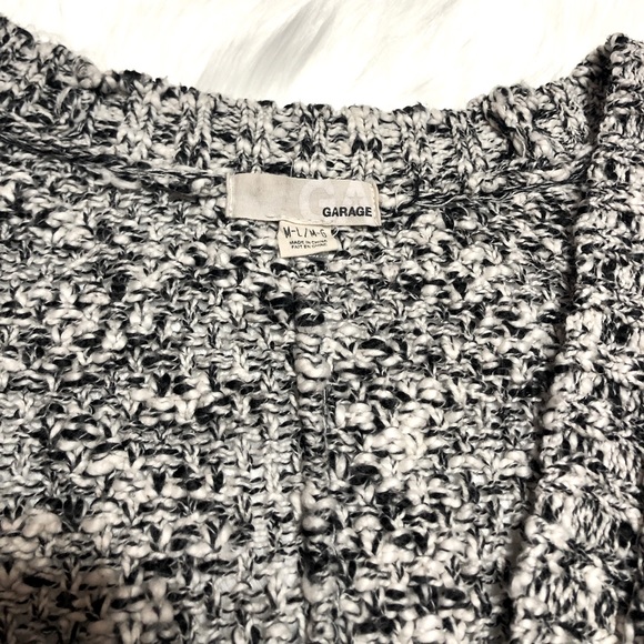 Garage Open Front Knit Cardigan size M/L - Picture 4 of 4